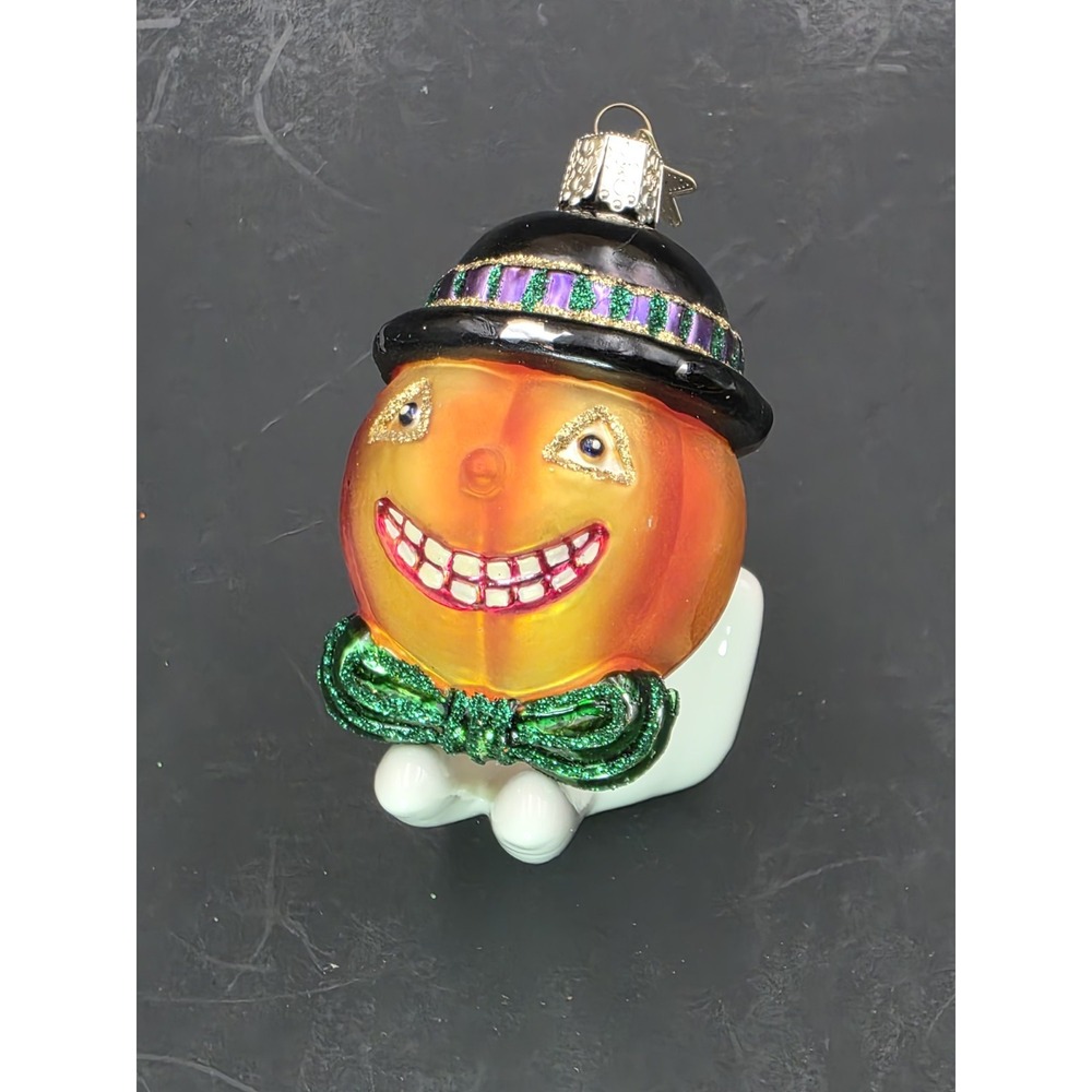 Merck Family Old World Christmas JOLLY JACK O' LANTERN 01 Halloween Ornament OWC